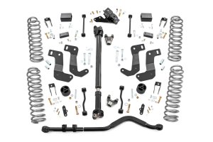 Jeep Wrangler Suspension Lift Kit - Front + Rear - Rough Country - 3.5 Inch Lift Kit | C/A Drop - '21-'23